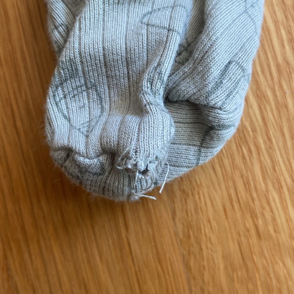 0-3M Rabbit + Bear Sleep and Play Footies Sleepers - Picture 7 of 7